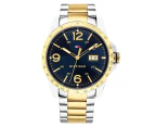 Tommy Hilfiger Two-Tone Steel Navy Dial Men's Watch - 1791453