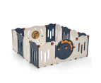 Playpals Kids Playpen Baby Large Safety Gate Toddler Fence Child Play 14 Panels