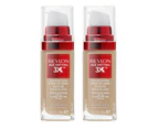 Revlon Age Defying 3x Foundation 30ml 35 Natural Beige 2 Pack