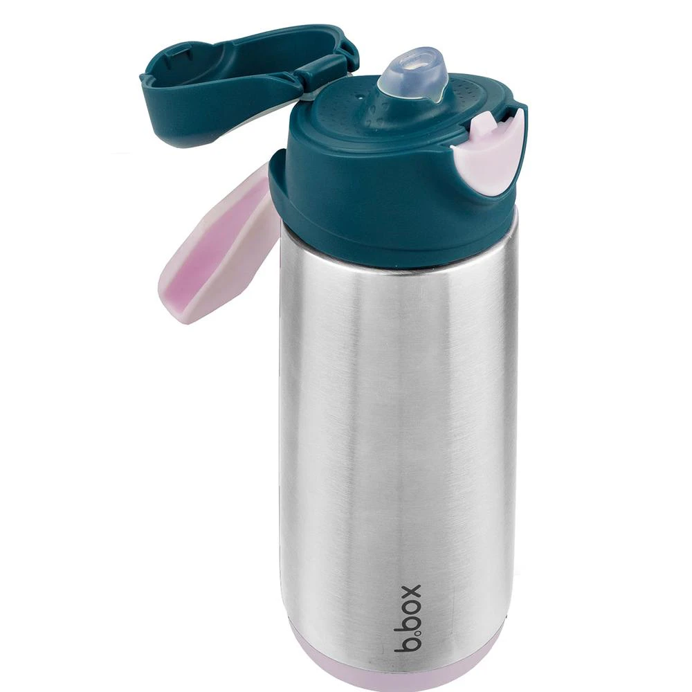 Insulated Sport Spout Bottle (Indigo Rose) - 500mL