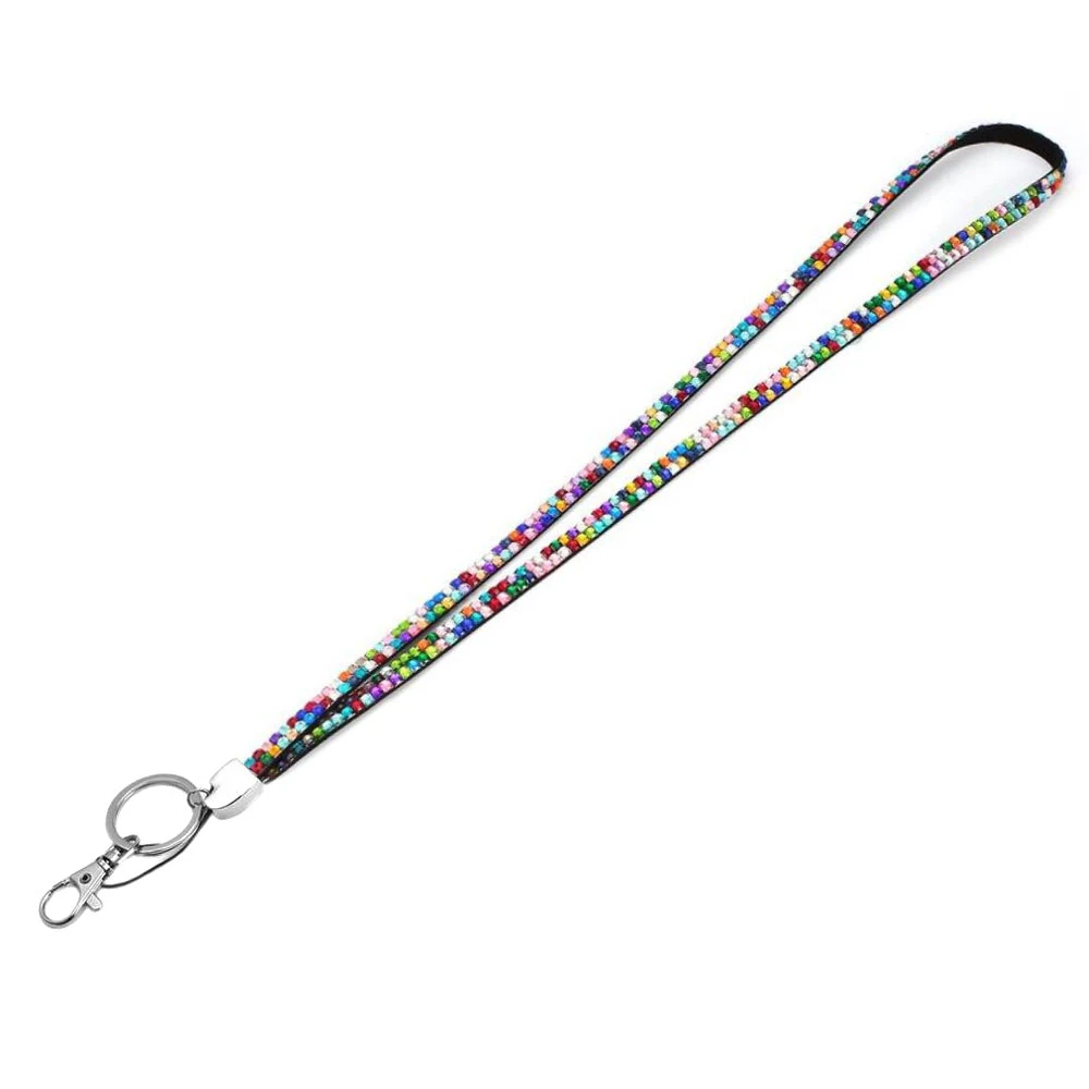 Lanyard Rhinestone Crystal Bling Cruise Travel ID Multicolour | Cruise Lanyards Australia