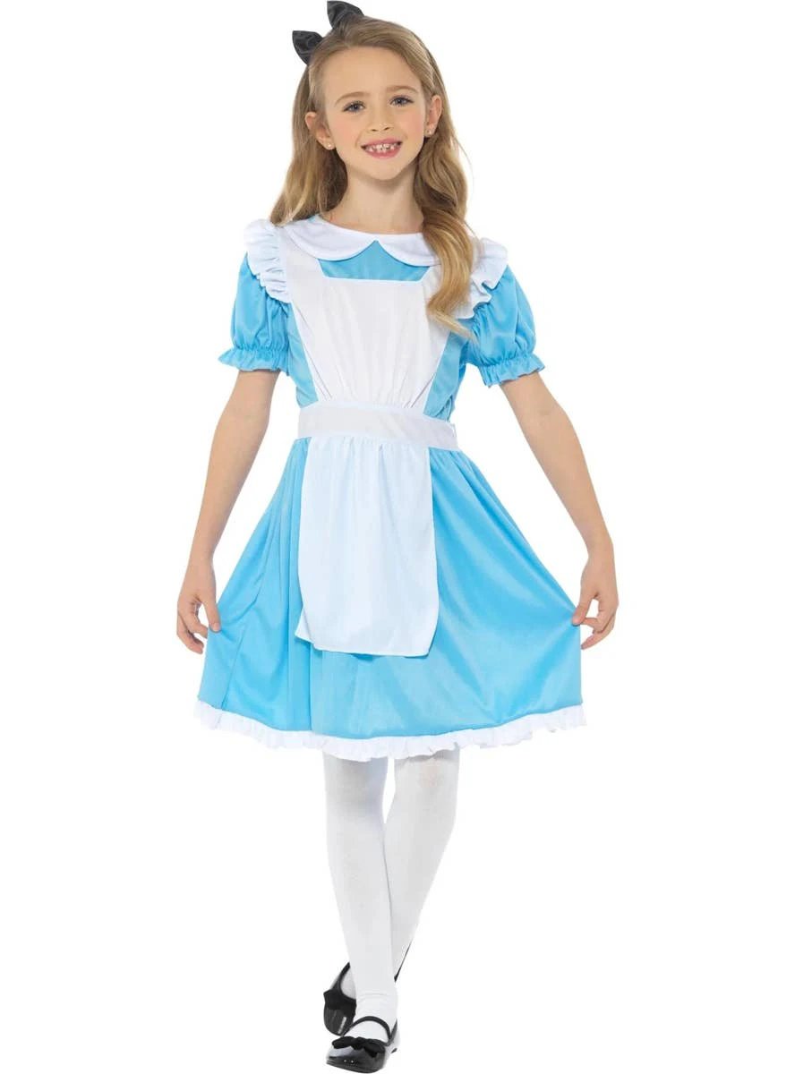 Cute Little Alice in Wonderland Girls Costume Girls