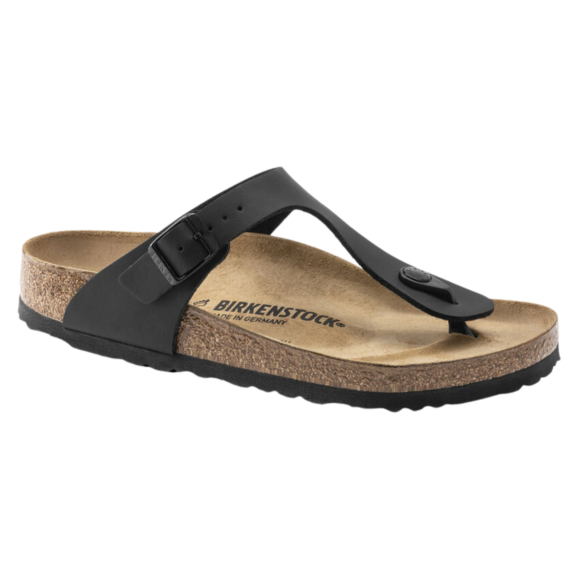 Birkenstock Gizeh Birko-Flor Regular Fit - BLACK