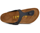 Birkenstock Gizeh Birko-Flor Regular Fit - BLACK