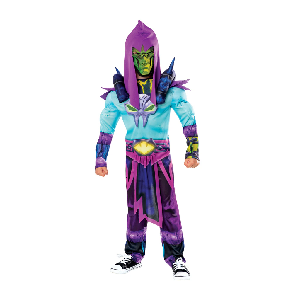 He-Man Boys Skeletor Villain Fancy Dress Costume Boys