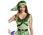 Teen Girls Deluxe Legend of Zelda Link Costume - Genuine Disguise & New