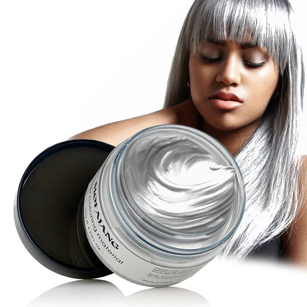 Mofajang Silver Ash Colour Hair Wax | Colour Hair Wax Australia