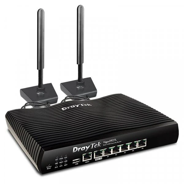 DrayTek Vigor 2927L Cat.6 4G/LTE And Ethernet Security Firewall Multi-WAN Router [DV2927L]