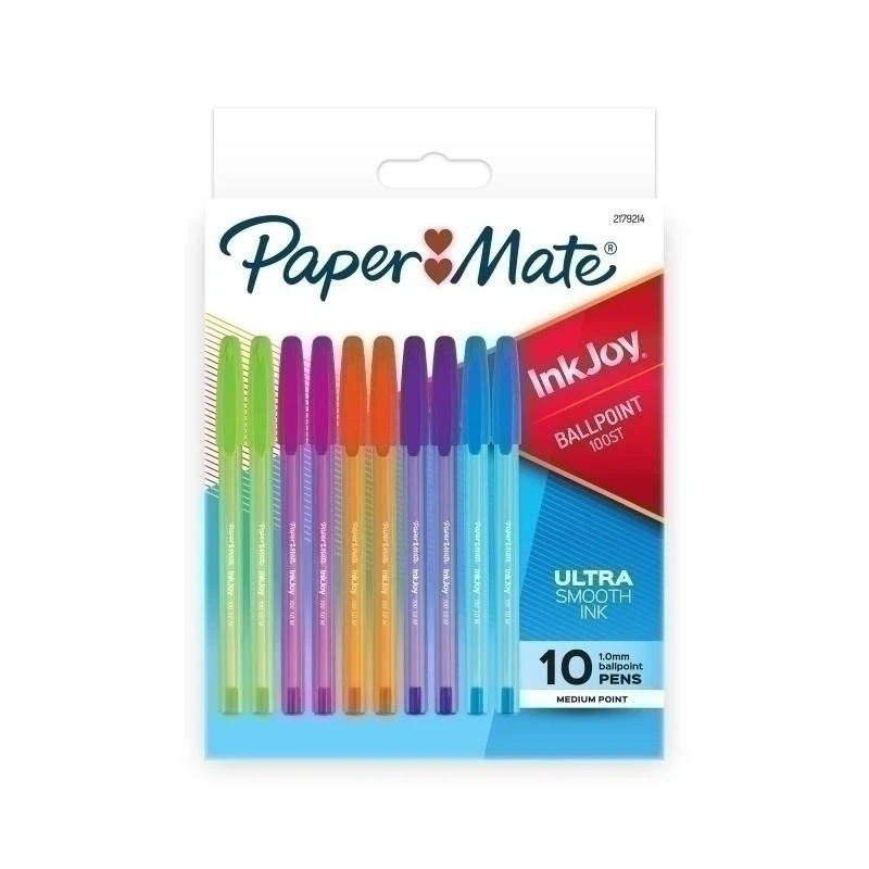 PAPER MATE InkJ100ST BP Fsn  Pack of 10R  Box of 12