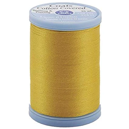 Coats - Cotton Covered Quilting & Piecing Thread 250yd - Spark Gold*