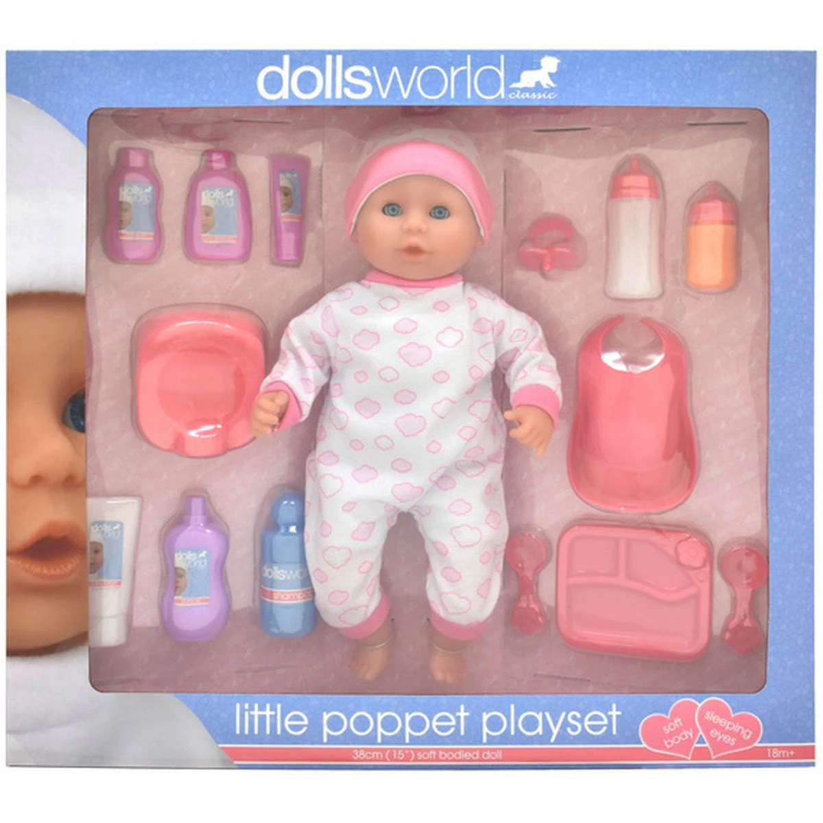 Dollsworld - Little Poppet Playset 38Cm