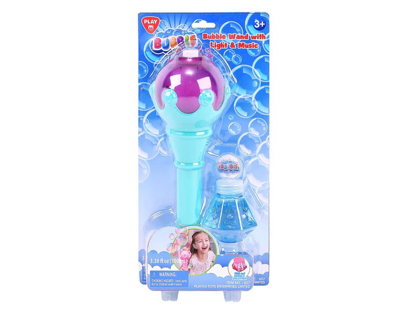 Battery Operated Bubble Wand With Light & Music Playgo Toys Ent. Ltd.