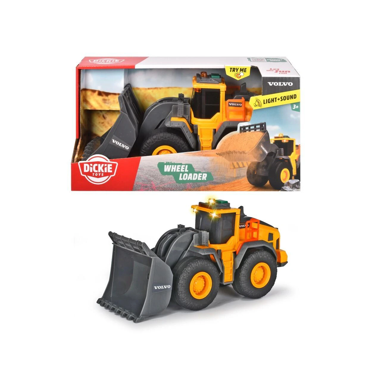 Dickie Toys - Volvo Wheel Loader Lights &Amp; Sound 23Cm