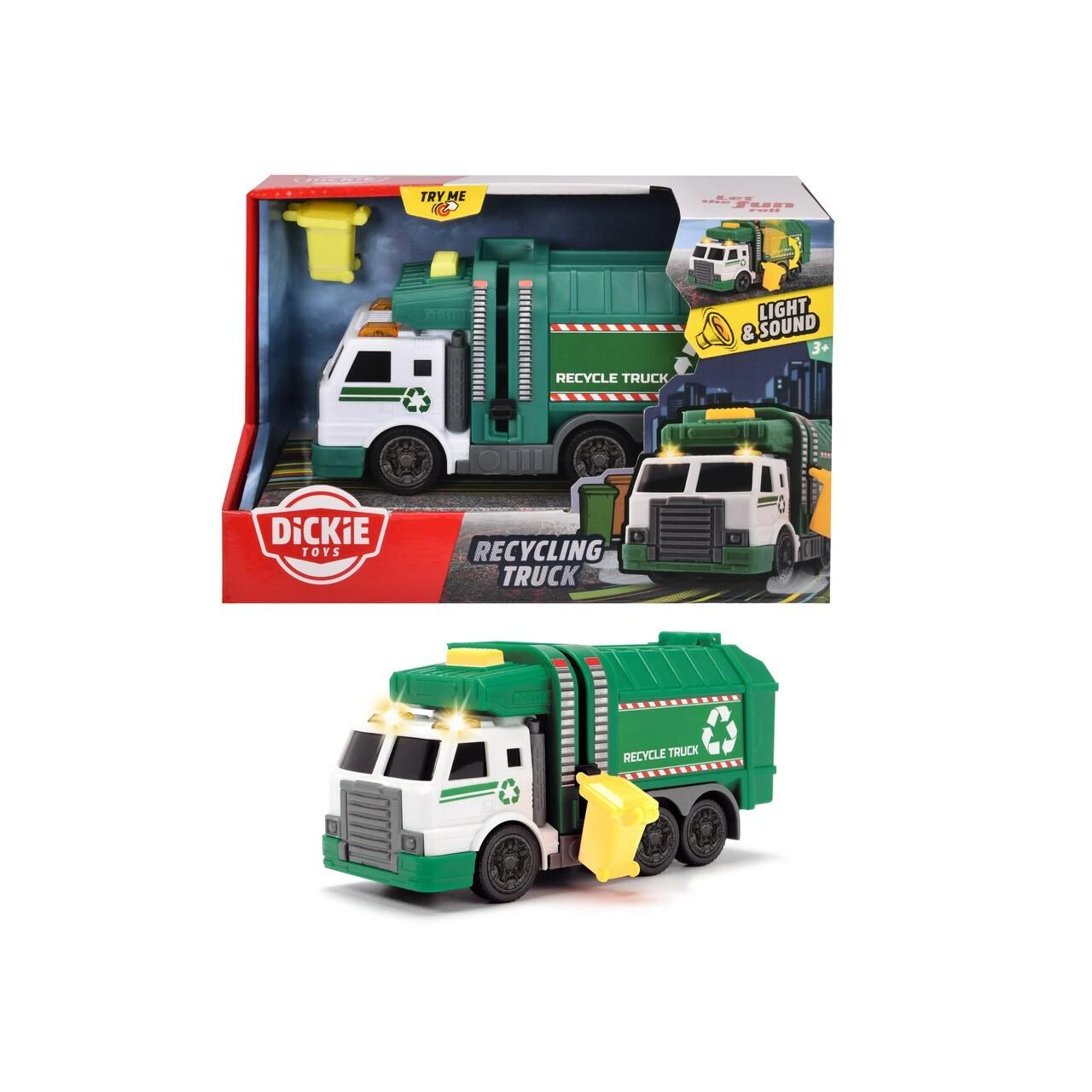 Dickie Toys - Recycling Truck Lights &Amp; Sound 15Cm