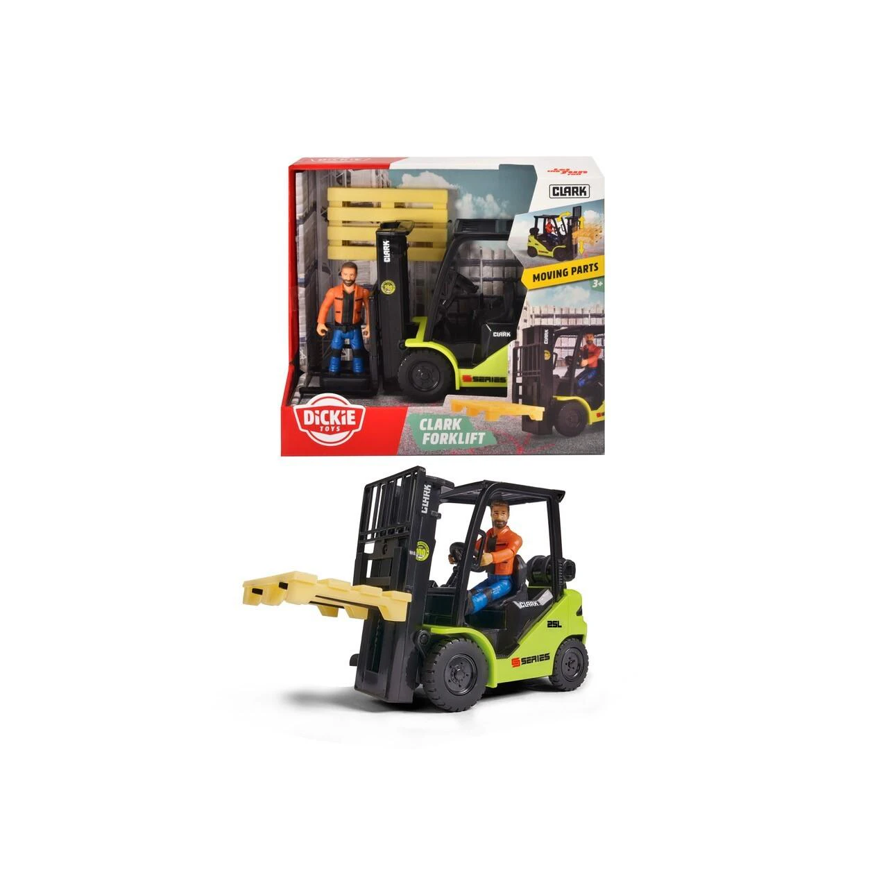 Dickie Toys - Clark Forklift 16Cm