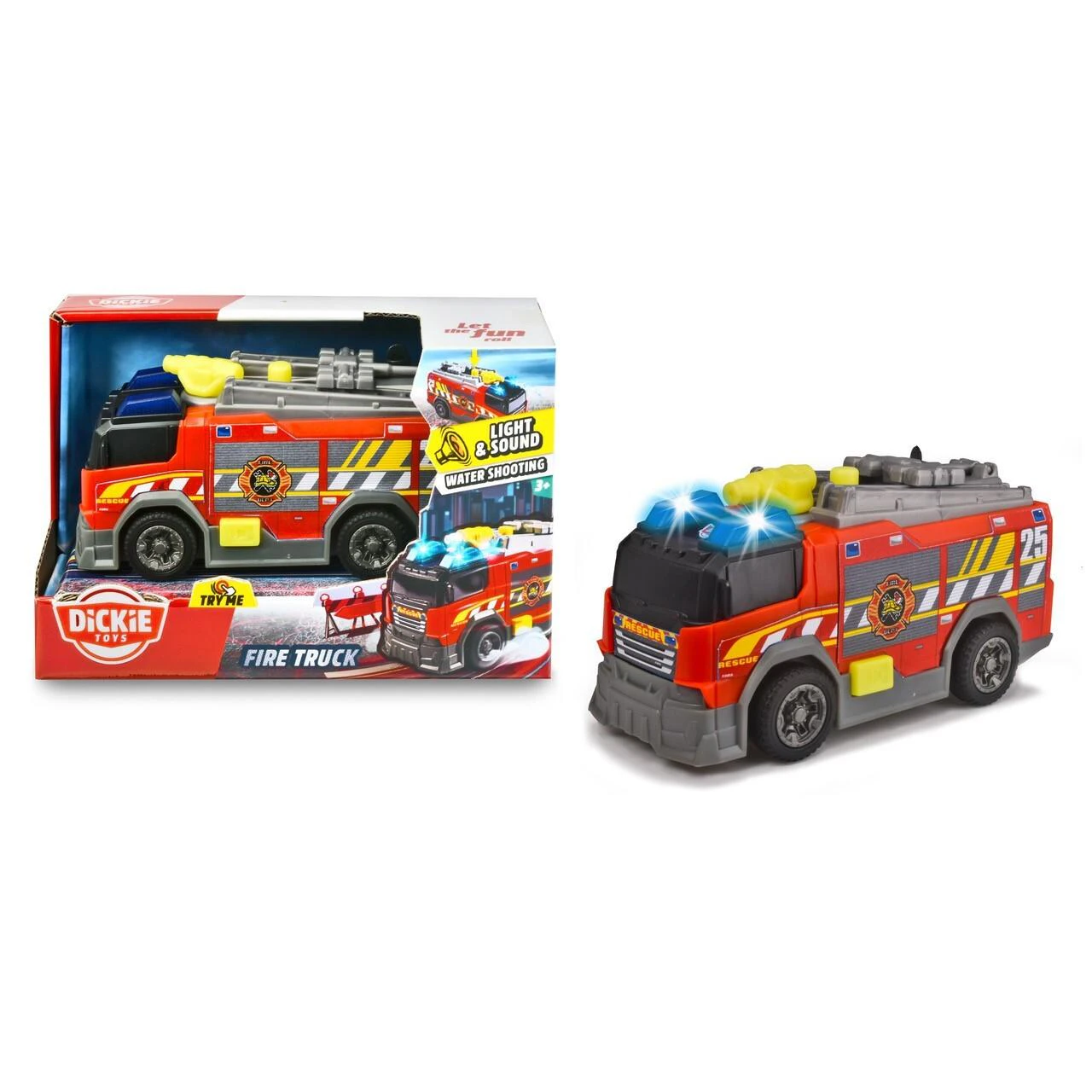 Dickie Toys - Fire Truck Lights &Amp; Sound 15Cm