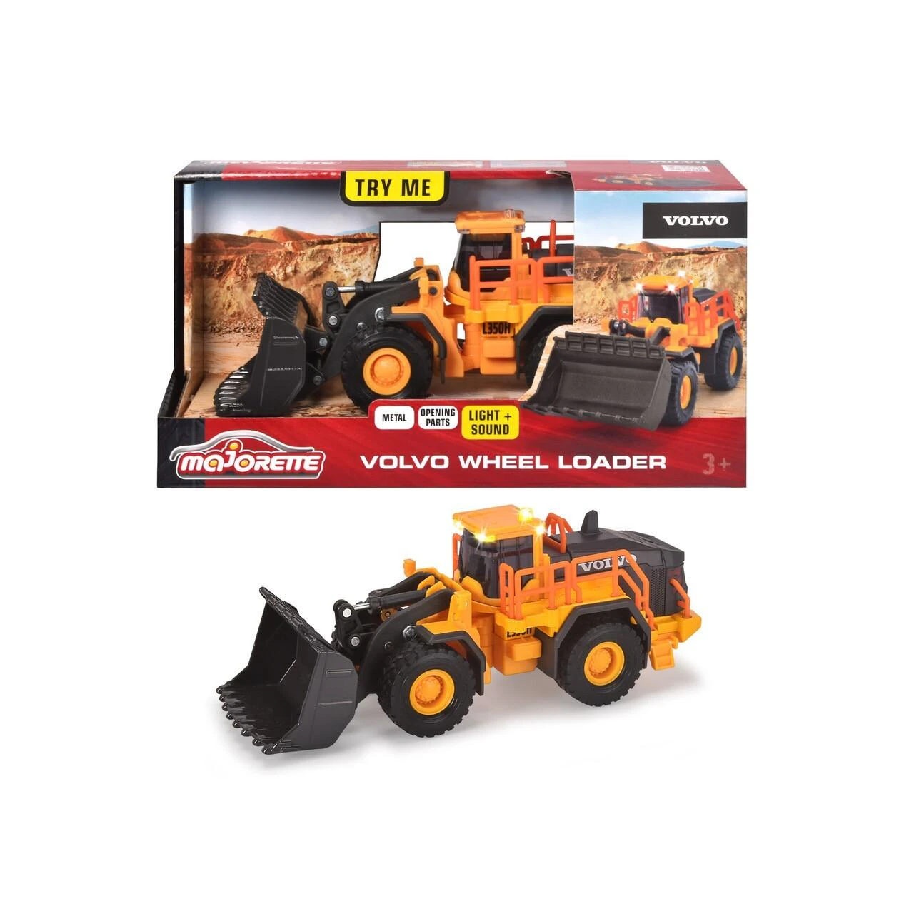 Majorette - Volvo L350H Wheel Loader