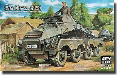 AFV Club 1/35 German Sd.Kfz. 231 Schwerer Panzerspahwagen Plastic Model Kit [AF35231]