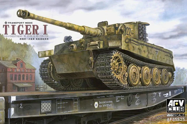 AFV Club 1/35 Tiger I (Transport Mode) Plastic Model Kit [AF35S25]