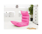 Foldable Tatami Floor Sofa Bed Meditation Lounge Chair Recliner Lazy Couch Pink