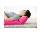 Foldable Tatami Floor Sofa Bed Meditation Lounge Chair Recliner Lazy Couch Pink