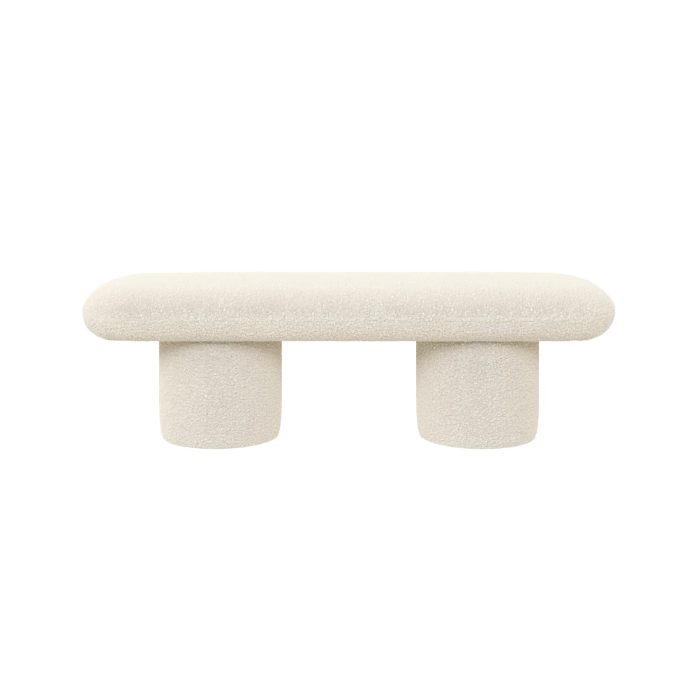 Totem Bench Foot Stool Ottoman Sesame Seed