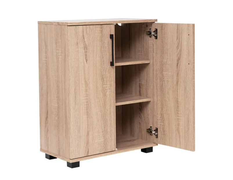 Murray 2-Door Multi-Purpose Cupboard Lowboy Storage Cabinet - Light Sonoma Oak