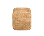 Design Square Cleo Ottoman Low Foot Stool Square - Natural