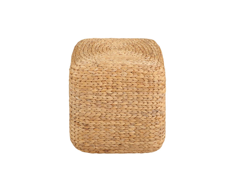 Design Square Cleo Ottoman Low Foot Stool Square - Natural