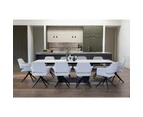 Arianna Extension Rectangular Kitchen Dining Table Ceramic 210-290cm - Marmo