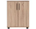 Murray 2-Door Multi-Purpose Cupboard Lowboy Storage Cabinet - Light Sonoma Oak