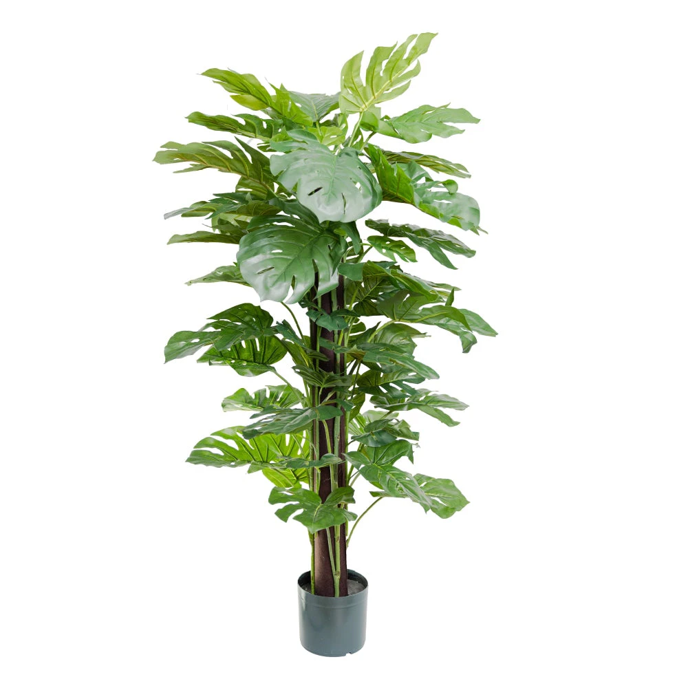 Glamorous Fusion Real Touch Split Philo Artificial Fake Plant Decorative Arrangement 137cm On Pole