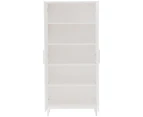 Stanley Modern Classic Multipurpose Cupboard Storage Cabinet W/ 2-Door 5-Tier - White