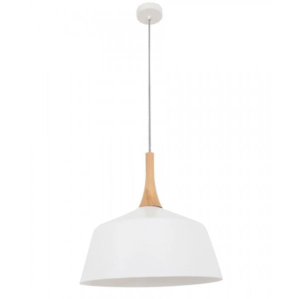 NORDIC Pendant Lamp Light Interior ES White Large Angled Dome OD560mm