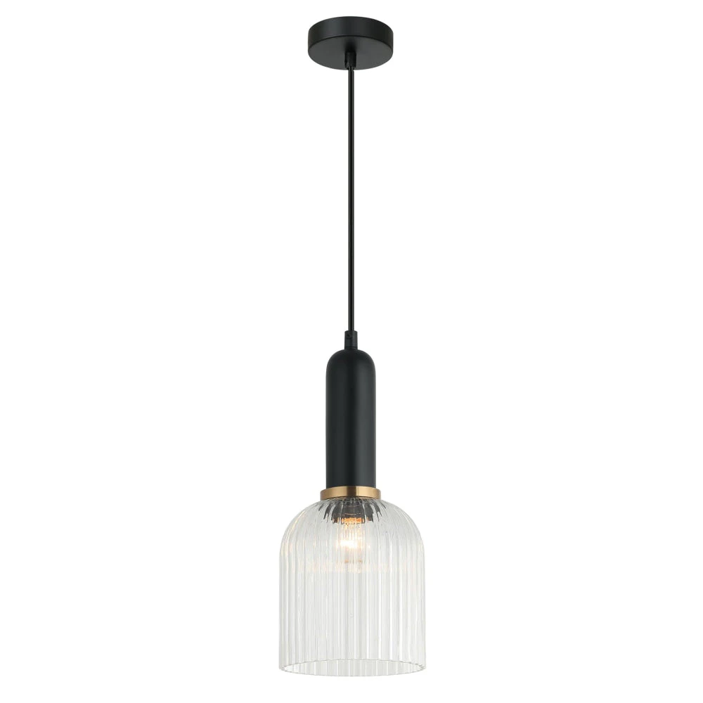 VINTAJ Pendant Lamp Light Interior ES Clear Glass Ellipse OD140mm