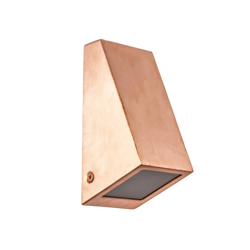 WEDGE_GU10 Wall Light Surface Mounted GU10 Wedge Copper IP44