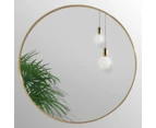 60cm Round Aluminium Wall Mirror