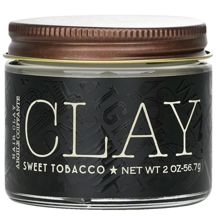 18.21 Man Made Clay  # Sweet Tobacco (Matte Finish / Medium Hold) 56.7g/2oz