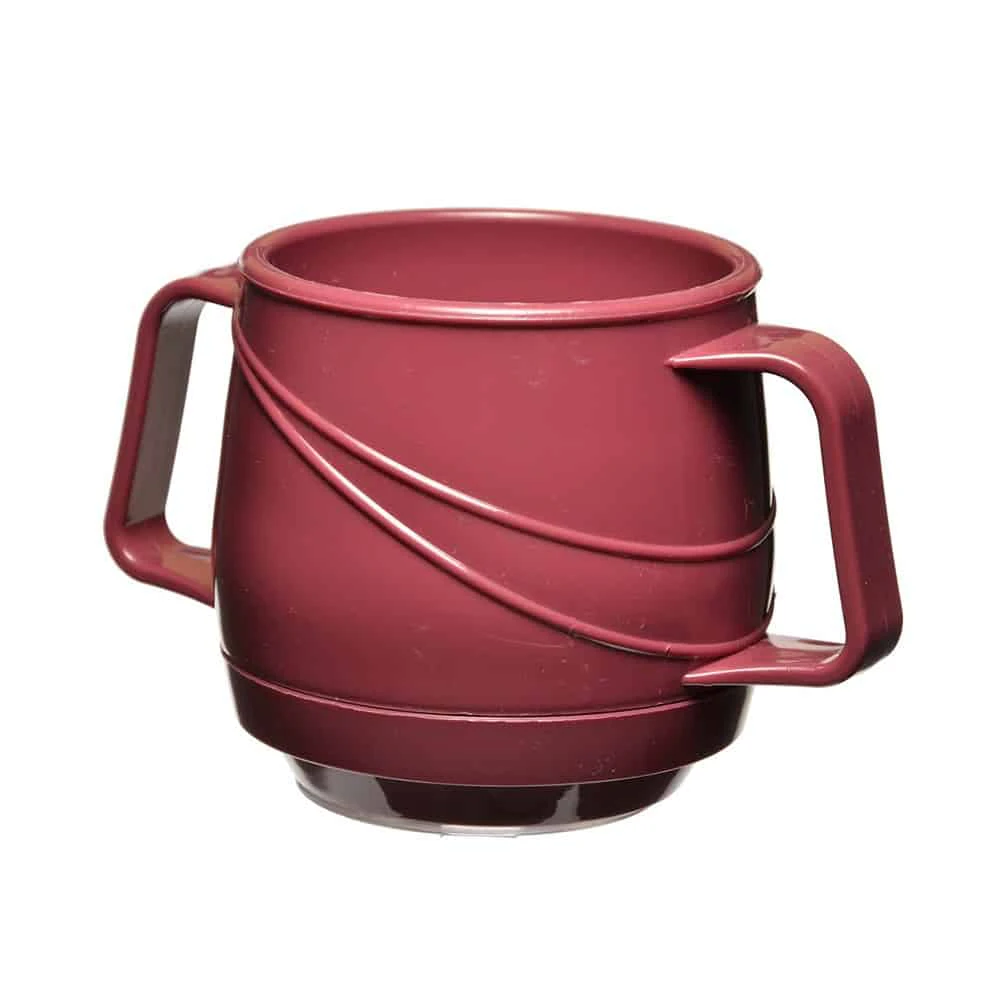 Kh Moderne Insulated Double Handle Mug Burgundy 250ml (#33)