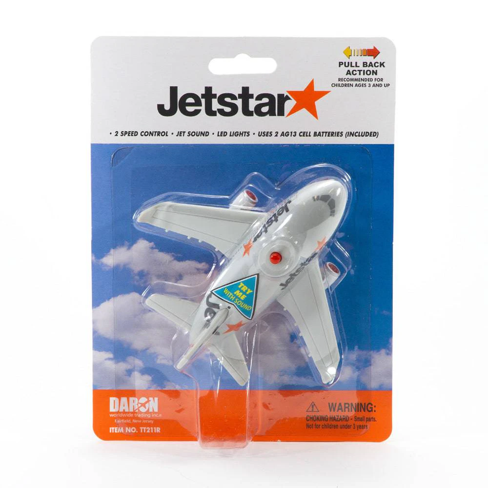 Toytech QANTAS Jetstar PullBack with Lights and Sound