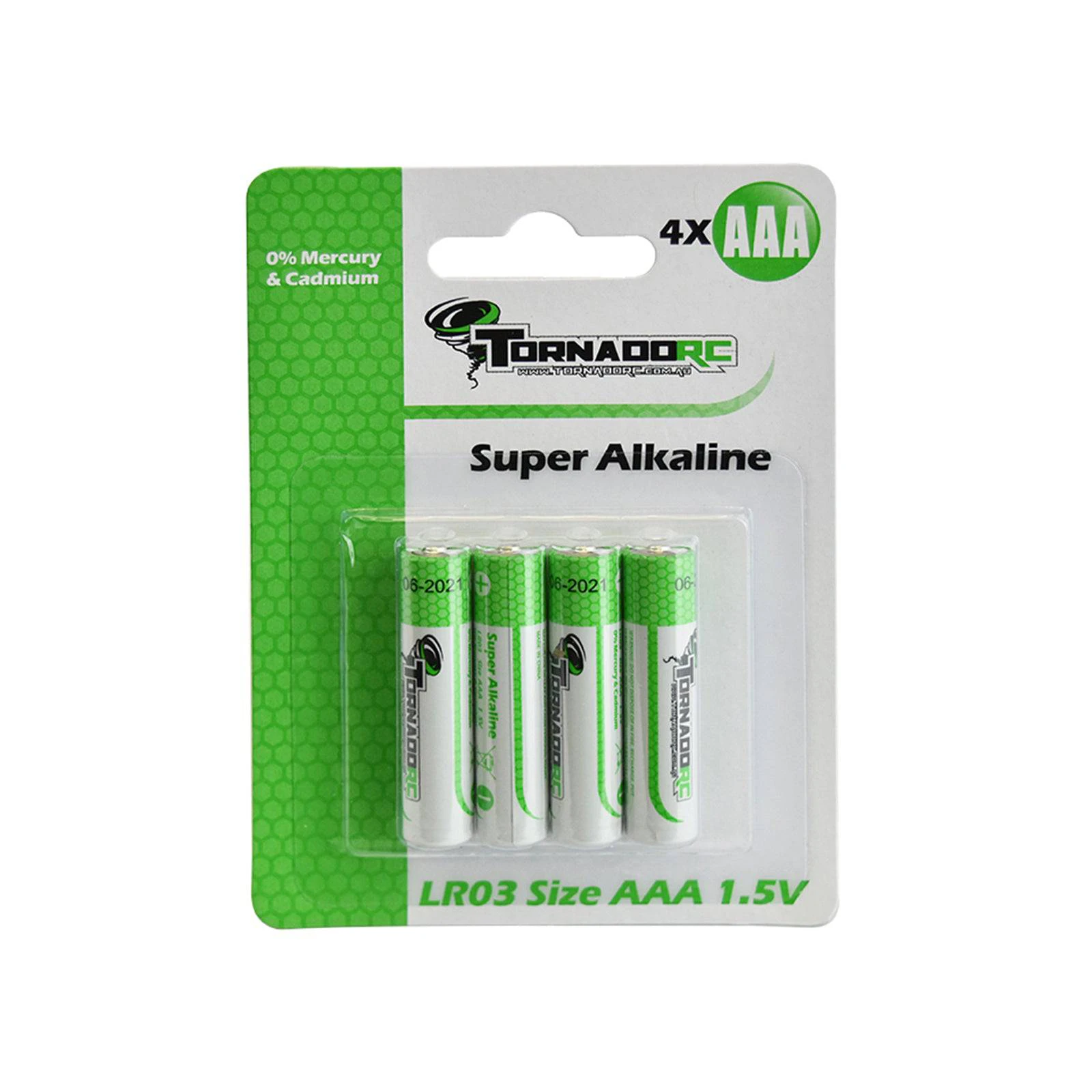 Tornado RC AAA Batteries 4 Pk Alkaline