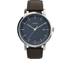 Timex Midtown 38mm Brown Leather Band Watch TW2V36500