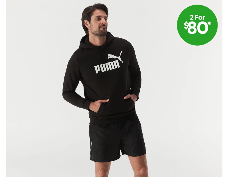 Puma Men's Essentials Big Logo Hoodie - Black