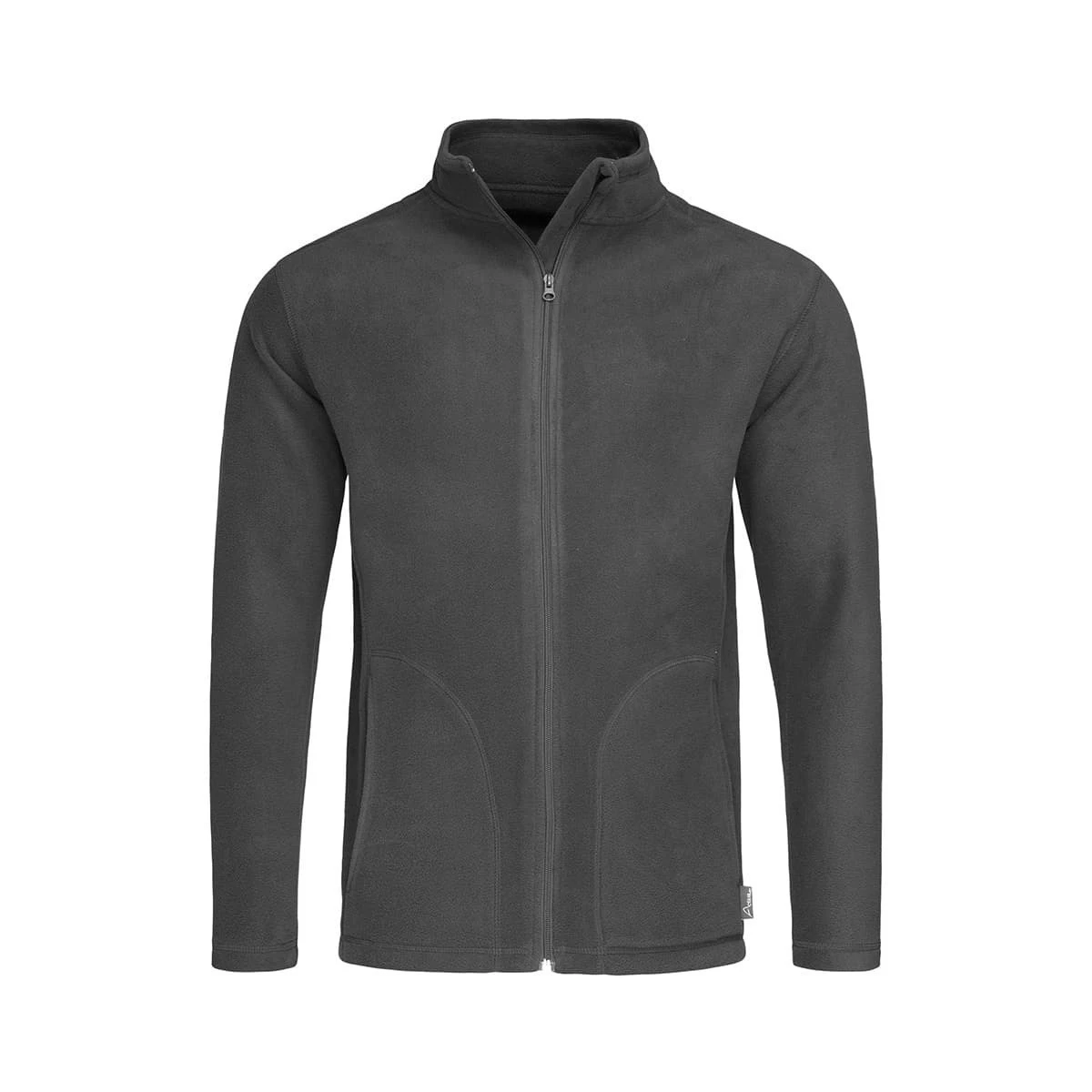 Stedman Mens Active Full Zip Fleece (Grey Steel) - AB292