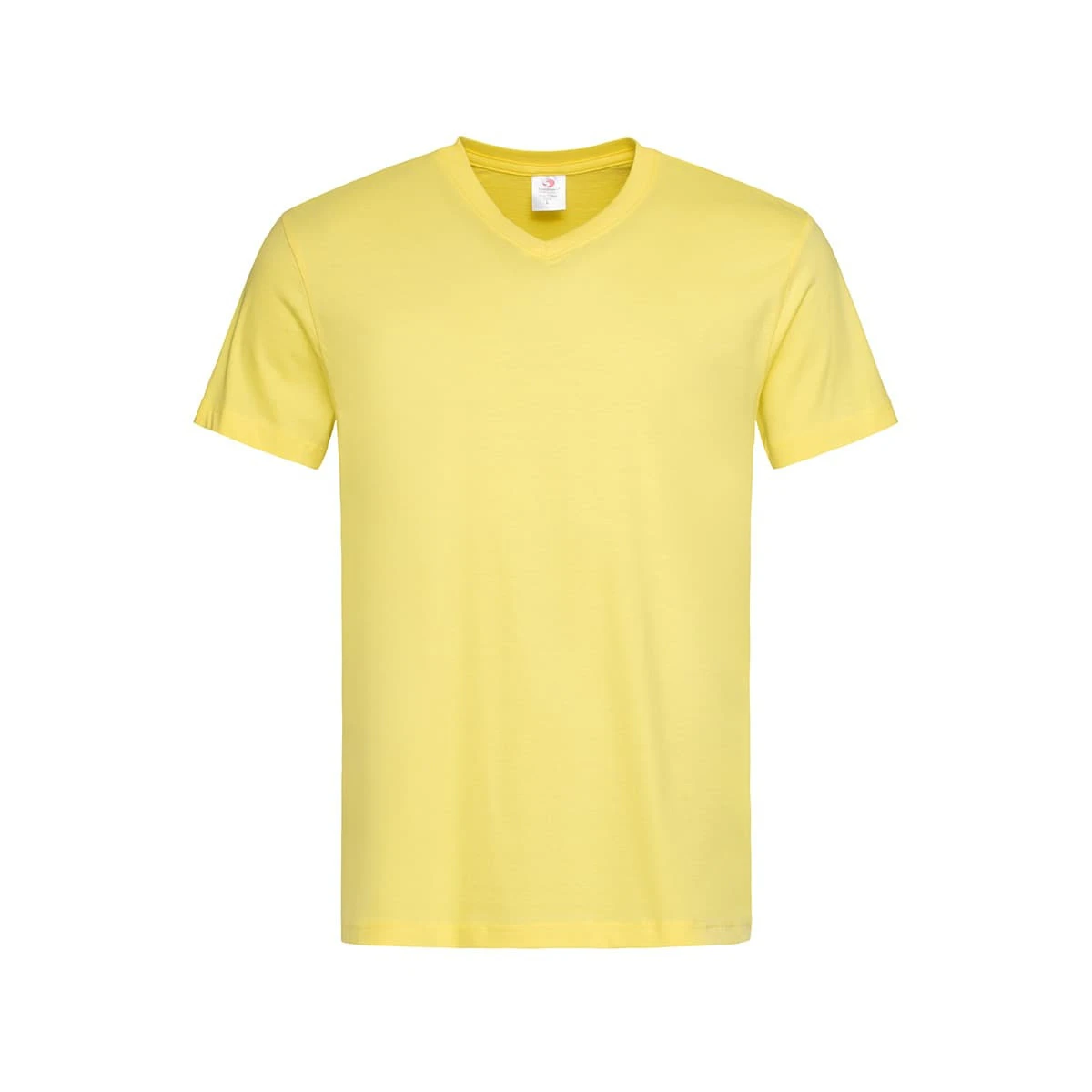 Stedman Mens Classic V Neck Tee (Yellow) - AB276