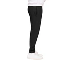 Casual Classics Mens Ringspun Cotton Oversized Jogging Bottoms (Black) - AB570