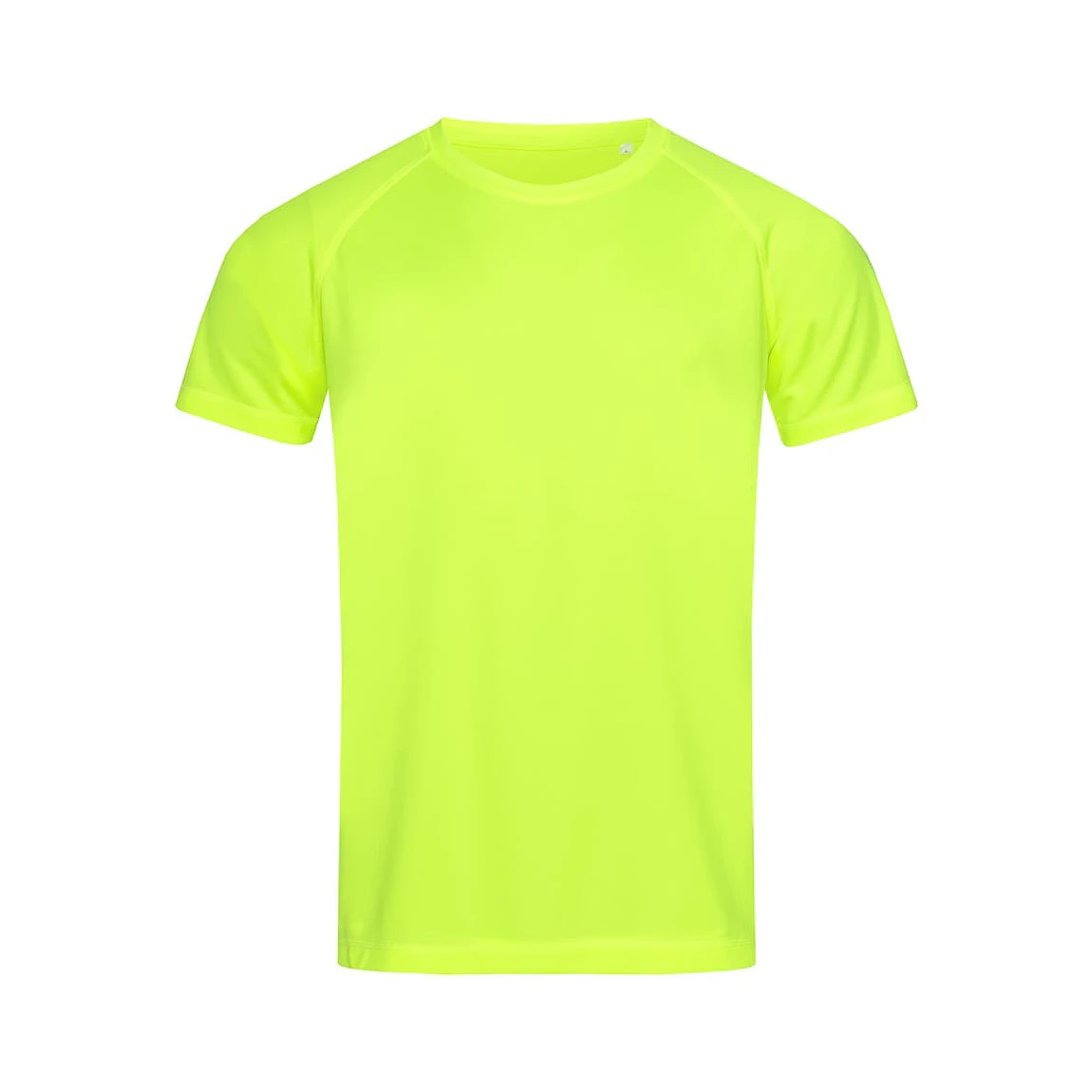 Stedman Mens Active Raglan Mesh T-Shirt (Cyber Yellow) - AB343