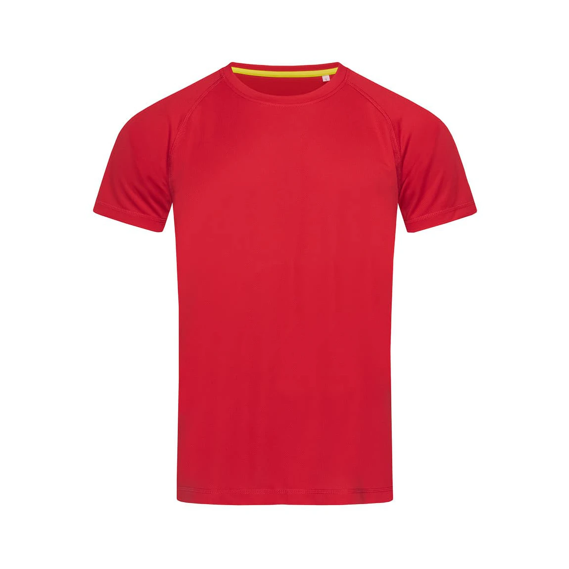 Stedman Mens Active Raglan Mesh T-Shirt (Crimson Red) - AB343