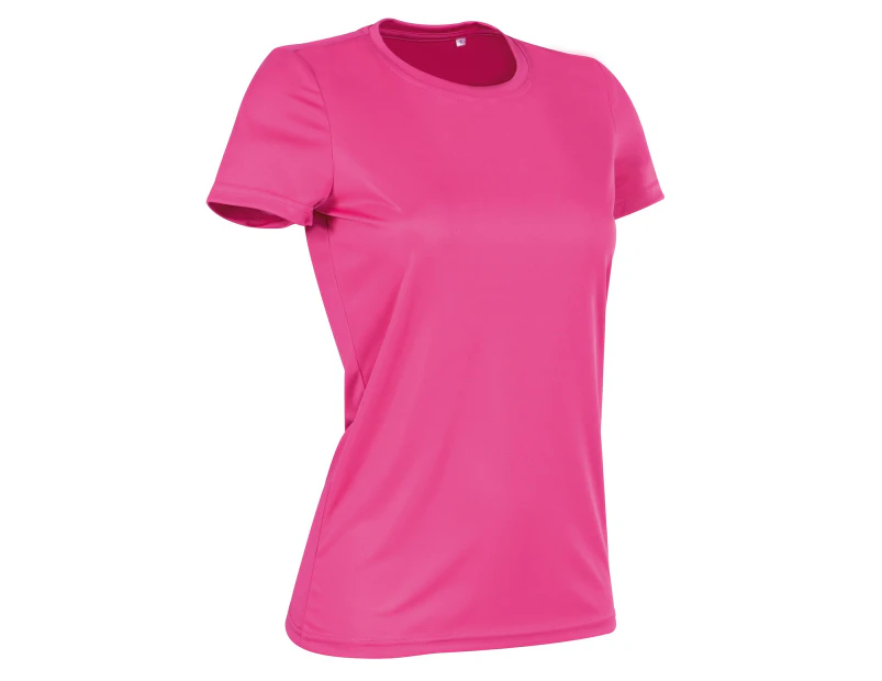 Stedman Womens Active Sports Tee (Sweet Pink) - AB336