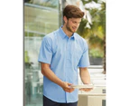 B&C Mens Smart Short Sleeve Shirt / Mens Shirts (Business Blue) - BC112